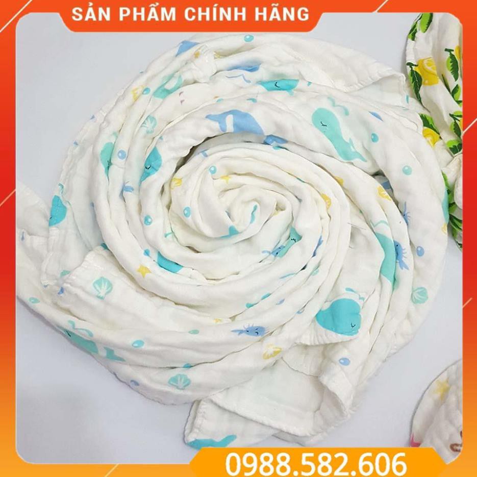 Khăn Xô Đa Năng 6 Lớp Dày Dặn, Mềm Mịn (Họa Tiết Giao Ngẫu Nhiên) - BTT00189