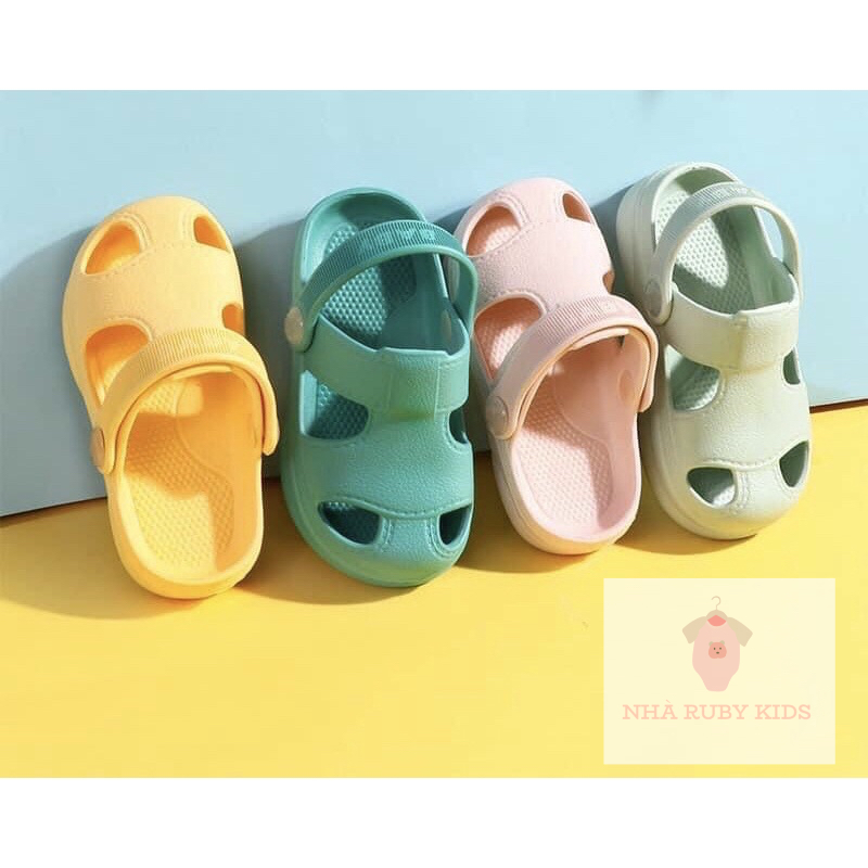 GIÀY SANDAL CHẤT LIỆU EVA CHO BÉ TRAI BÉ GÁI SIÊU NHẸ CHỐNG TRƠN TRƯỢT