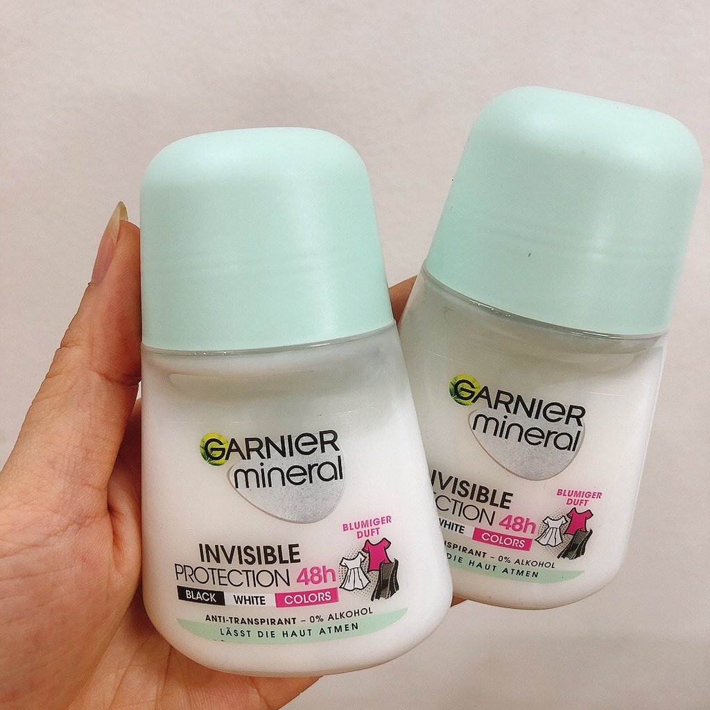 Lăn khử mùi Garnier Mineral Invisible