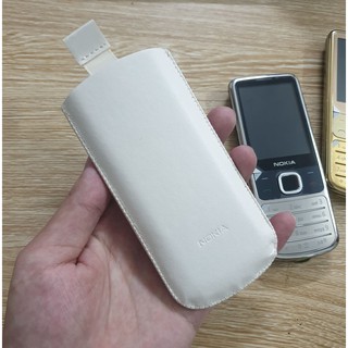 Bao Da Điện Thoại Nokia 6700 Classic Dạng Dây Rút Màu Trắng Sang Trọng