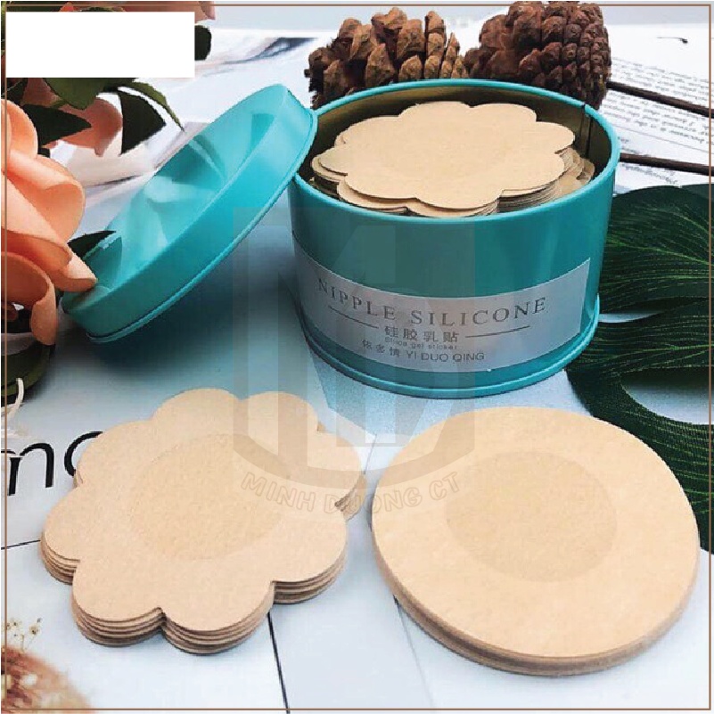 Miếng Dán Ti Nhũ Hoa- Dán Ngực Giấy Hộp 60 Miếng