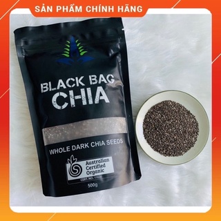 Hạt chia đen úc hữu cơ túi zip 500gr