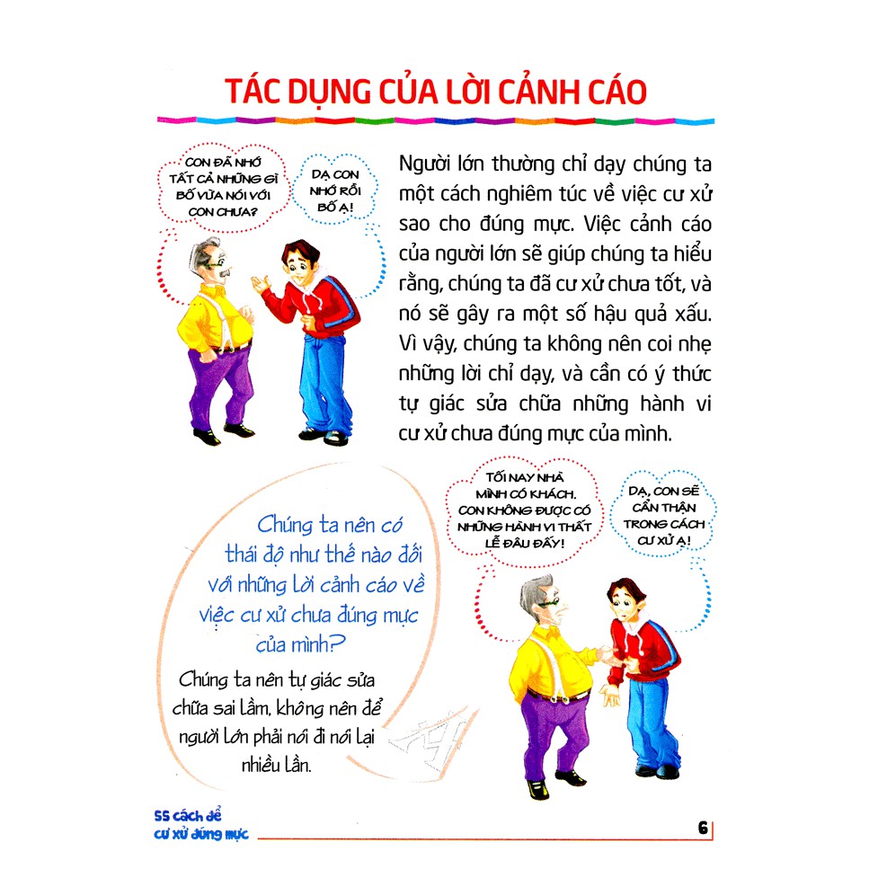 Sách: 55 Cách Để Cư Xử Đúng Mực - 55 Way To Behave Well