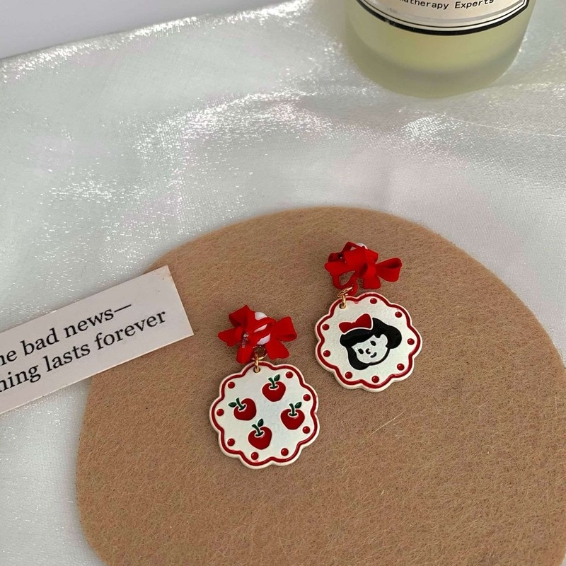 Bông Tai Mạ Bạc 925 Hình Chú Vịt Hoạt Hình Đáng Yêu