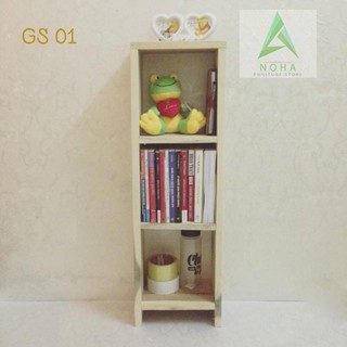 Kệ sách trang trí phòng ngủ size nhỏ