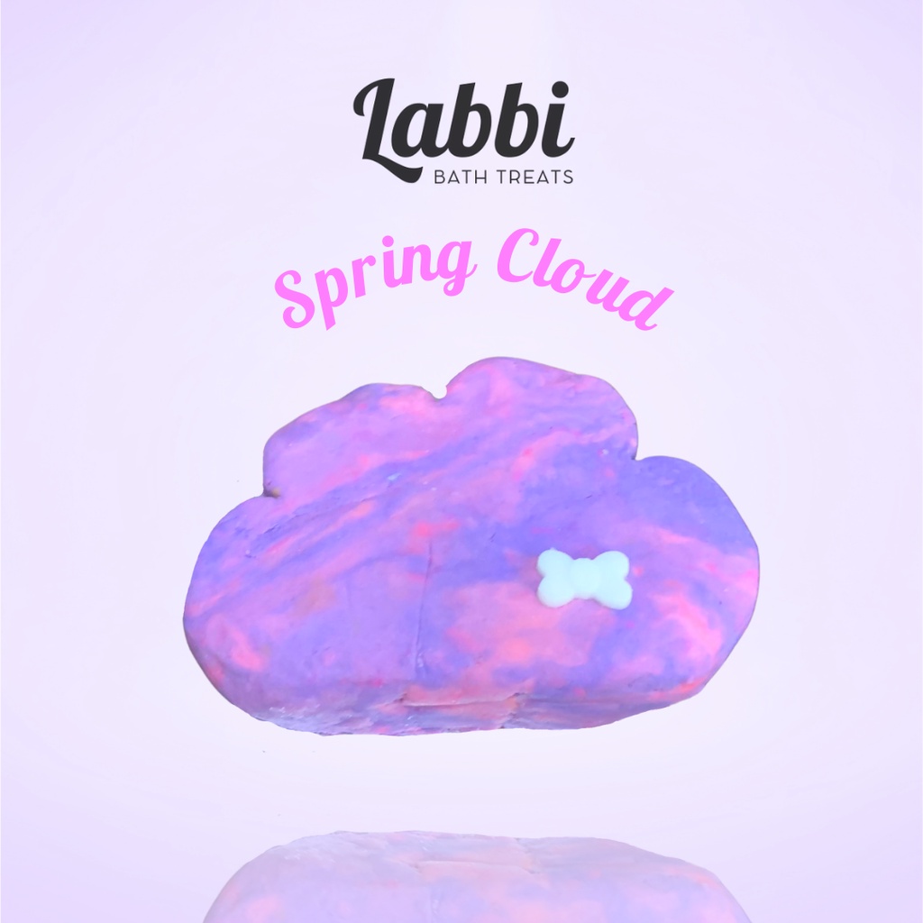 Bánh siêu tạo bọt bồn tắm SPRING CLOUD [Labbi] Bubble Bar