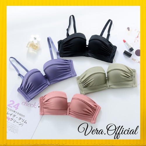 Áo lót nữ su đúc quả vuông, áo ngực tạo khe nâng ngực sexy quyến rũ_QSA48/QSB70