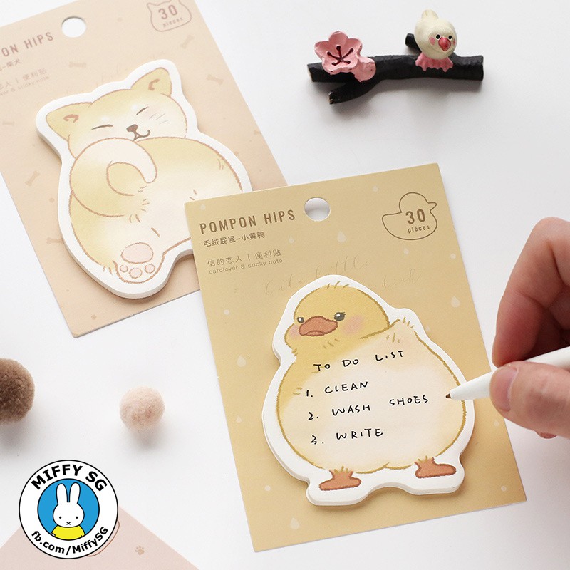 Bộ 30 giấy ghi chú / note ĐỘNG VẬT ĐÁNG YÊU