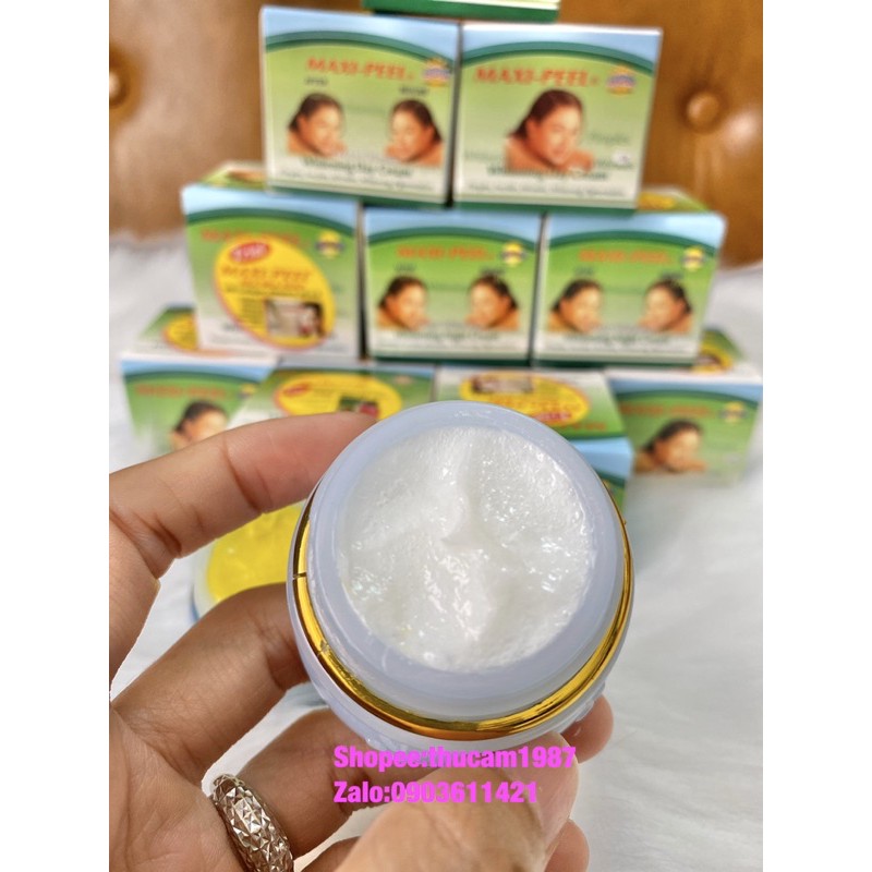 bộ kem dưỡng trắng da ngày , đêm , loại bỏ  mụn, nám ,  tàn nhang, nếp nhăn Maxi-peel 40g.