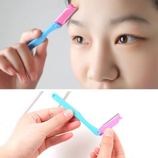 Bộ Dao Cạo, Tỉa Lông Mày, Chân Mày, Tóc Mái 2 Lưỡi Ailin - Yodi.officialstore B019