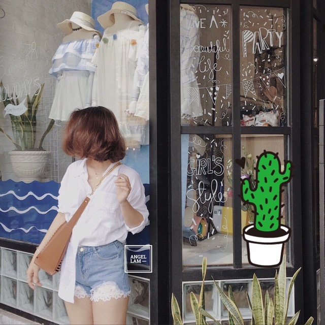 Áo sơ mi trắng form rộng 2 túi linnen tay dài (kèm ảnh thật) | BigBuy360 - bigbuy360.vn