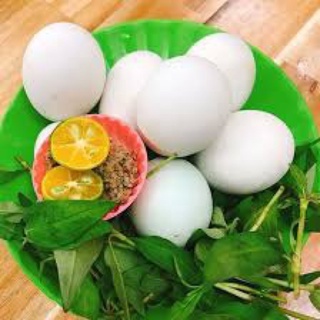 hột (trứng)vịt lộn- trứng úp mề ngon vừa ăn, chục 10 trứng  Now ship từ quận 6