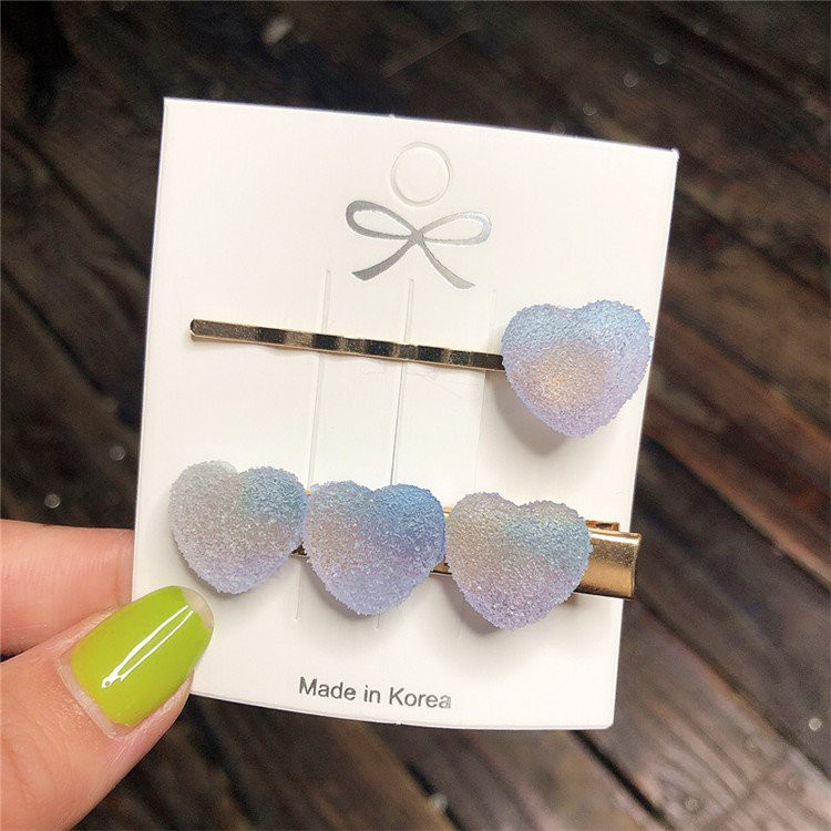 [FREESHIP] Kẹp tóc kẹo dẻo hình trái tim ngôi sao đáng yêu, kẹp tóc phụ kiện xinh xắn phiên bản Hàn Quốc