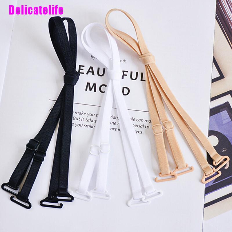 (Hàng Có Sẵn) 1 Cặp Dây Áo Ngực Co Dãn Có Thể Điều Chỉnh Dành Cho Nữ