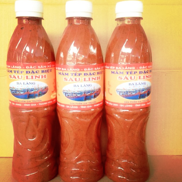 Mắm Tép Trưng Thịt 500gram - Sáu Linh - Ba Làng