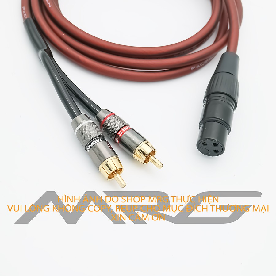 Dây Canon Cái Ra 2 AV Hoa Sen Dài 2met 3met 1met 0.5met dây âm thanh từ vang số ra sub  TG001 MrG