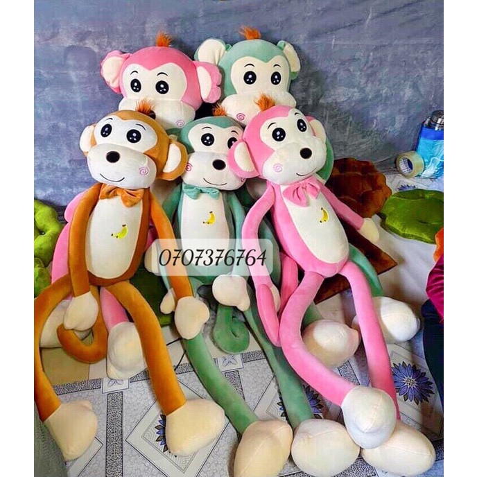 1 MÉT 1 Thú Bông KHỈ TAY CHÂN DÀI Xinh Xắn - Chất Miniso Mềm Cao Cấp