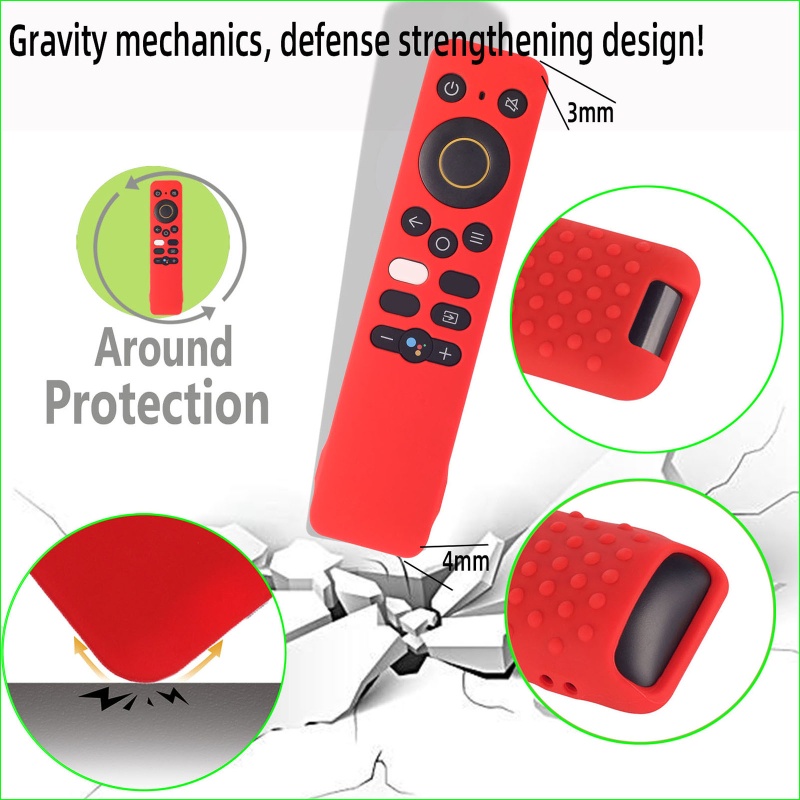 Vỏ Bọc Điều Khiển Từ Xa Bằng Silicone Chống Sốc Chống Trượt Cho Received SearchTV 4K