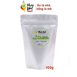 Ô mai xí muội chanh muối chua mặn ngọt Phan Huệ túi zip 100g giảm ho rát họng đặc sản Hà Nội