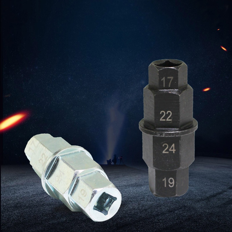 Cờ Lê Trục Bánh Xe Trước Bằng Thép Cho Xe Máy