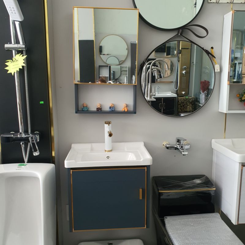 Tủ lavabo nhôm, tủ lavabo nhà tắm, tủ lavabo nhà vệ sinh hợp kim nhôm LTJV05- 50CM