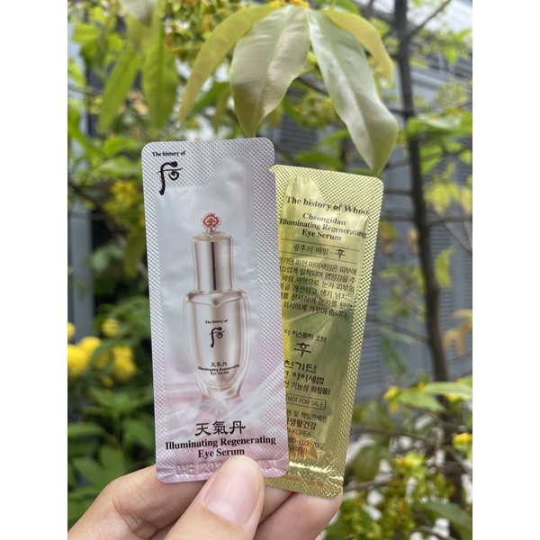 Serum mắt Whoo Illuminating Eye Serum gói 1ml