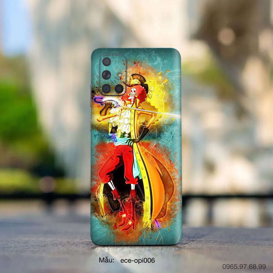 Skin dán điện thoại Samsung in hình One Piece (inbox mã máy cho Shop)