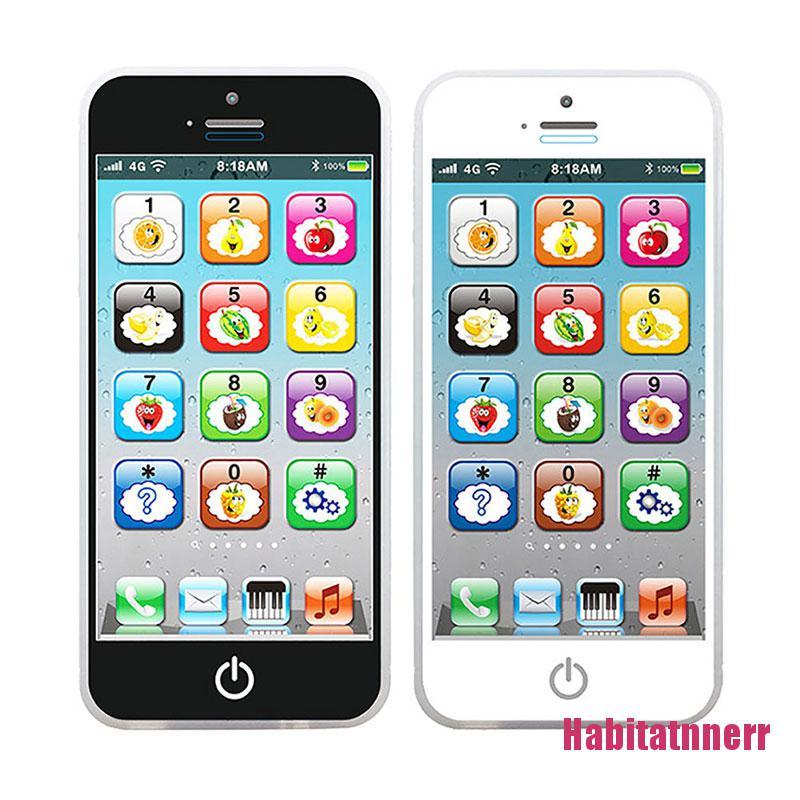 Hab❤Điện ThoạI Đồ Chơi MàN HìNh CảM ỨNg Có ĐèN LED Cho Bé