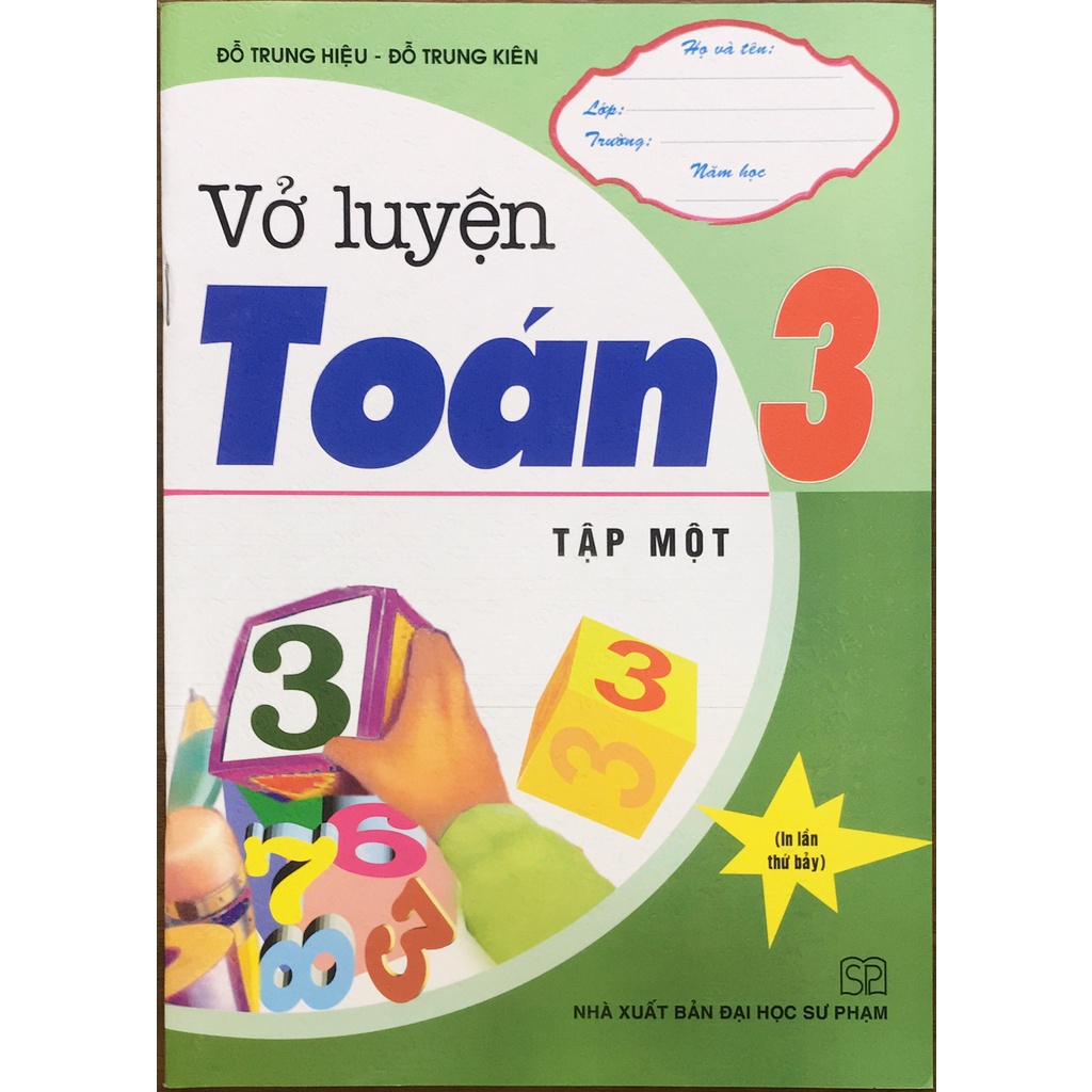 Sách - Vở luyện Toán 3 - T1