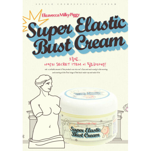(Hàng Mới Về) Kem Dưỡng Da Elizavecca 100g Chất Lượng Cao / [Elizavecca] Milky Piggy Super Elastic Bust Cream 100g