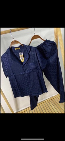 Bộ Pijama lụa gấm cao cấp