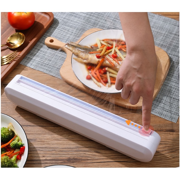 Dụng Cụ Cắt Màn Bọc Thực Phẩm, Cắt Giấy Bạc, Tiện Dụng Trong Bếp - Bảo Quản Thực Phẩm Tươi Hơn Tiện Hơn
