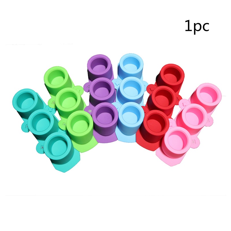 Khuôn Silicone Đúc Chậu Trồng Cây Mọng Nước Hình Tròn / Vuông 3 Lỗ