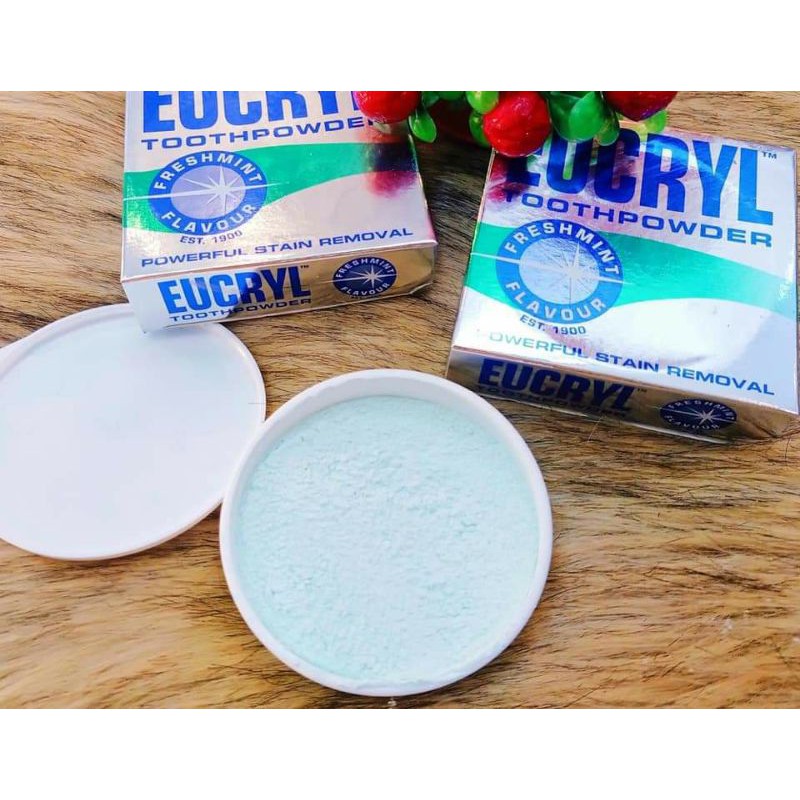 Bột tẩy trắng răng Eucryl Tooth Powder