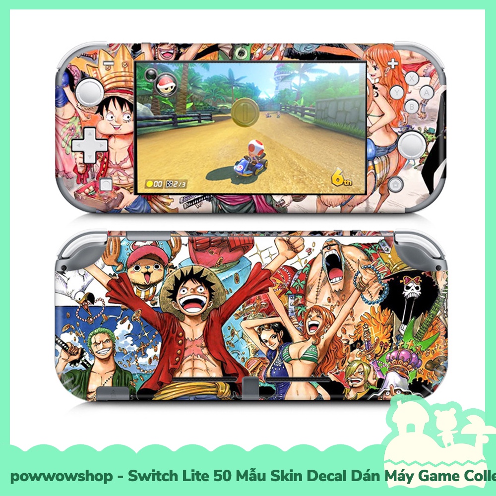 [Sẵn VN - Hỏa Tốc] Switch Lite 50 Mẫu Skin Decal Dán Máy Game Cầm Tay Nintendo Switch Lite Phong Cách Nin Gaming Wolrd
