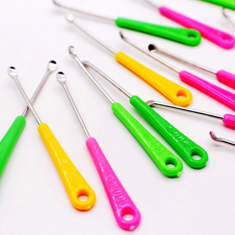 Set 5 Dụng Cụ Lấy Ráy Tai Bằng Thép Không Gỉ Tiện Lợi