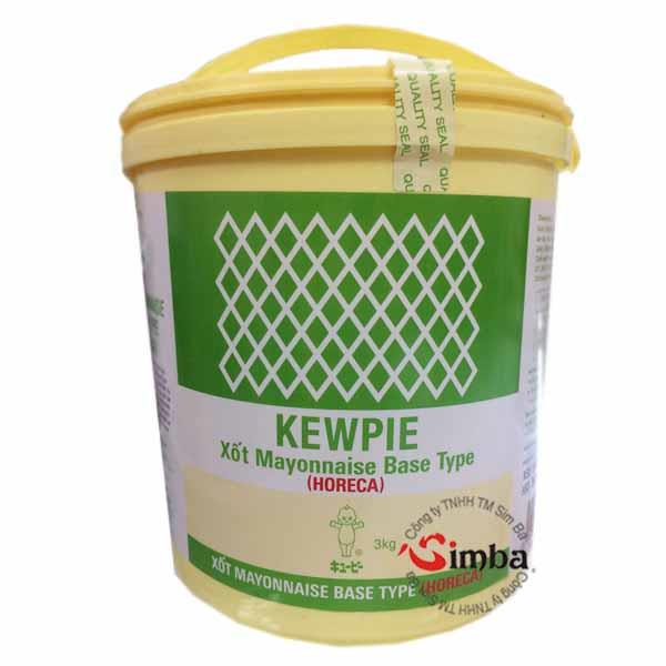 Xốt mayonnasie Base Type Horeca {Kewpie} - Xô 3kg - Xốt mayo trộn salad, các món chiên