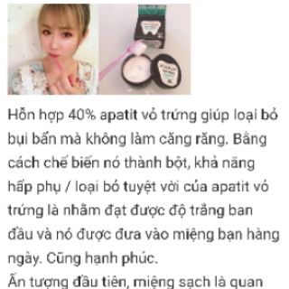 Bột trắng răng Apalight nội địa Nhật cao cấp