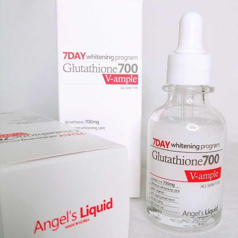 Huyết thanh trắng da 7day Whitening Program Glutathione 700 V-ample
