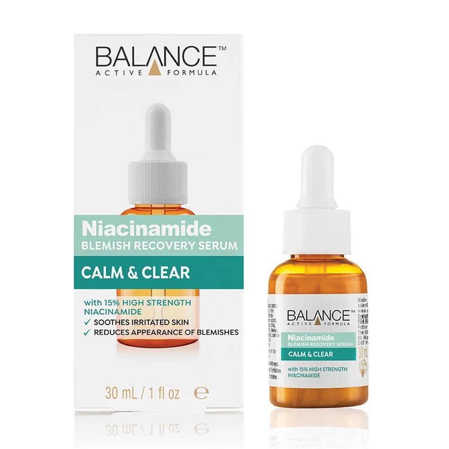 Tinh Chất Ngừa Mụn Mờ Thâm Balance Active Formula Niacinamide Blemish Recovery Serum 30ml