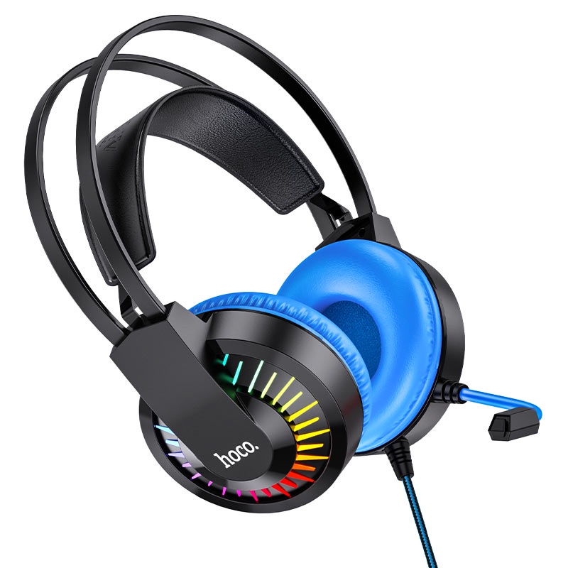 ☑️CHÍNH HÃNG☑️ Tai nghe chụp tai gaming Hoco W105, tai nghe headphone kết nối PC, điện thoại, kèm mic tiện lợi