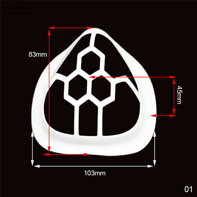 HW (Hàng Mới Về) Giá Đỡ Khẩu Trang 3d Mềm Mại Thoáng Khí Chống Bụi Dùng Một Lần