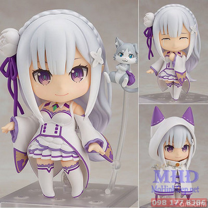 [MHĐ] Mô hình - Nendoroid 751 - Emilia - Re:Zero