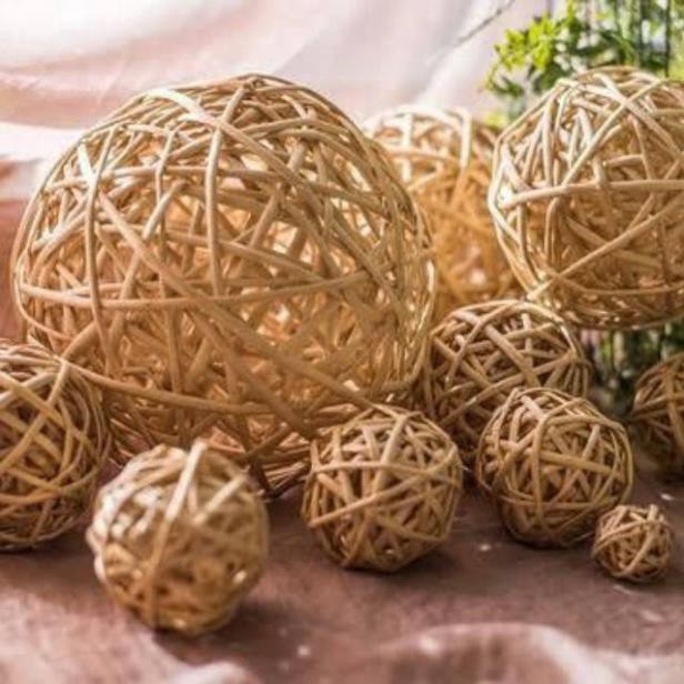 Cầu mây tự nhiên Cầu mây đan rối.