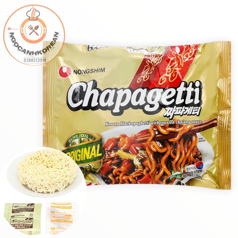 <HOT> 1 Gói Mì tương đen chapagetti Nongshim 140g ngon nhất