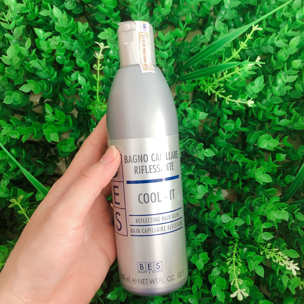 Dầu gội tím hỗ trợ ánh sắc vàng Cool It Shampoo Bes 300ml ( khử ánh vàng) ( New 2022 )