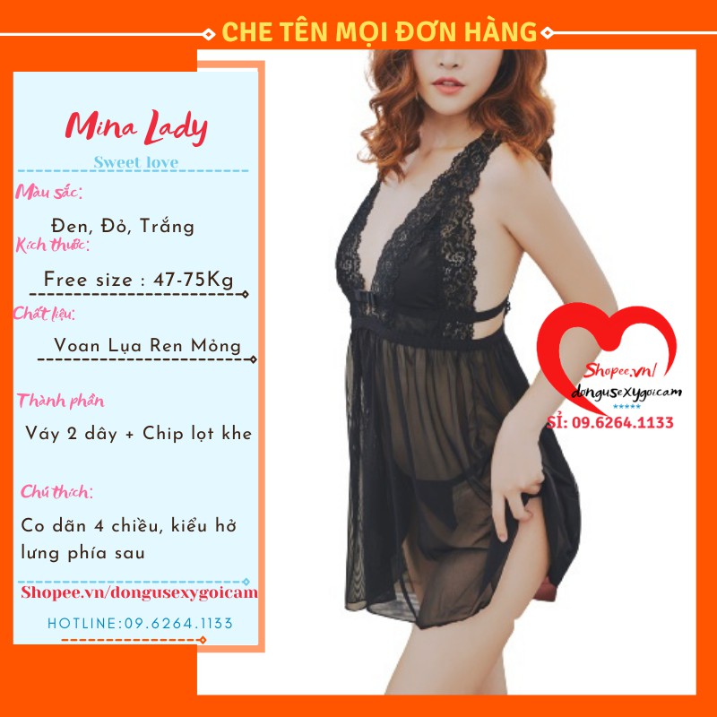 Váy Đầm Ngủ Sexy 2 Dây Bigsize Gợi Cảm Xuyên Thấu Nhiều Màu Dành Cho Người Mập, Béo Giá Rẻ - Phối Ren Voan Lụa Hoa Bện | BigBuy360 - bigbuy360.vn
