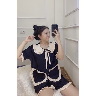 Bộ pijama viền bèo 1435k