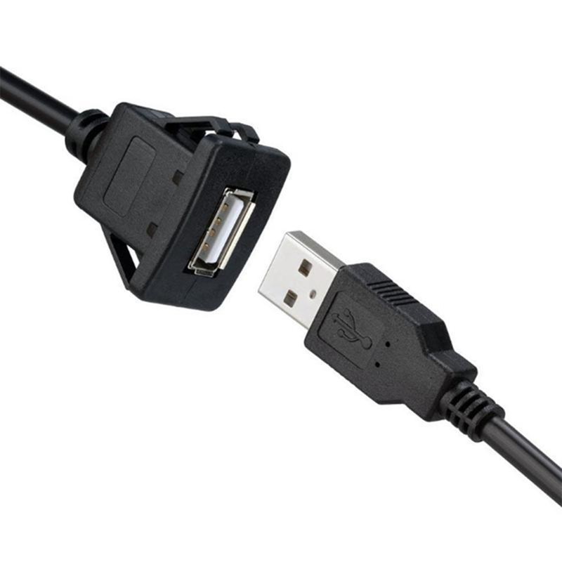 Dây Cáp Nối Dài 1m Usb 2.0 A Male Sang Female Cho Xe Hơi