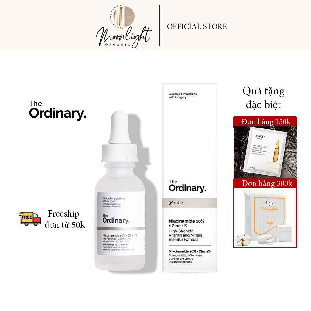 Tinh chất Serum The Ordinary Niacinamide 10% + Zinc 1%